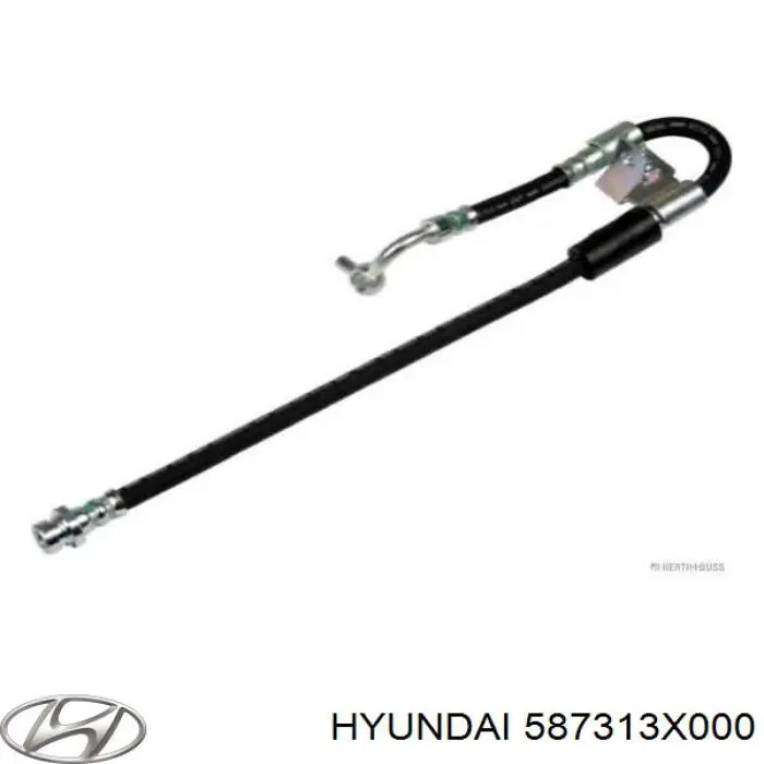 Купити 587313X000 Hyundai/Kia Шланг гальмівний передній, лівий