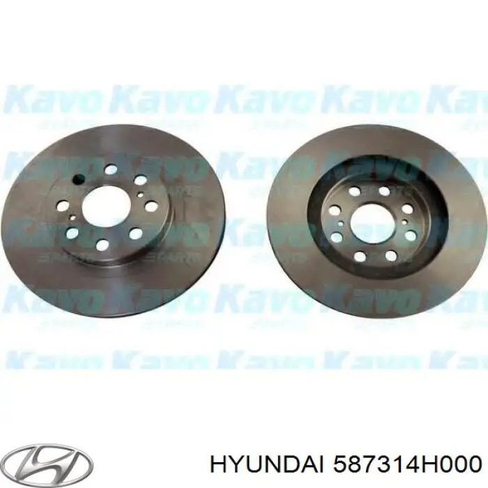 Шланг гальмівний передній, лівий 587314H000 Hyundai/Kia