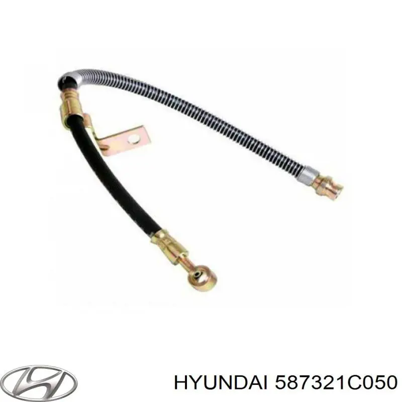 Купити 587321C050 Hyundai/Kia Шланг гальмівний передній, правий
