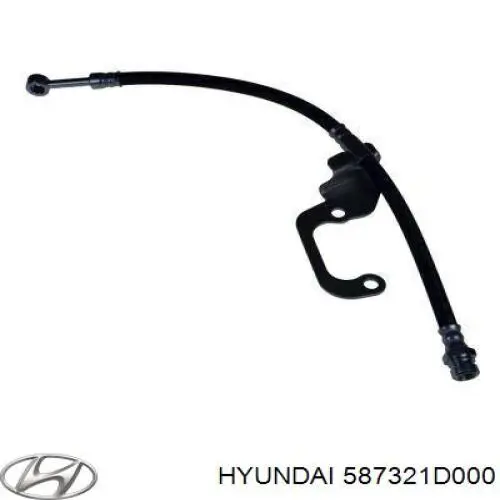 Купити 587321D000 Hyundai/Kia Шланг гальмівний передній, правий