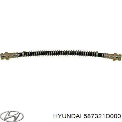 Шланг гальмівний передній, правий Hyundai/Kia 587321D000 ціна, від 16.19 USD