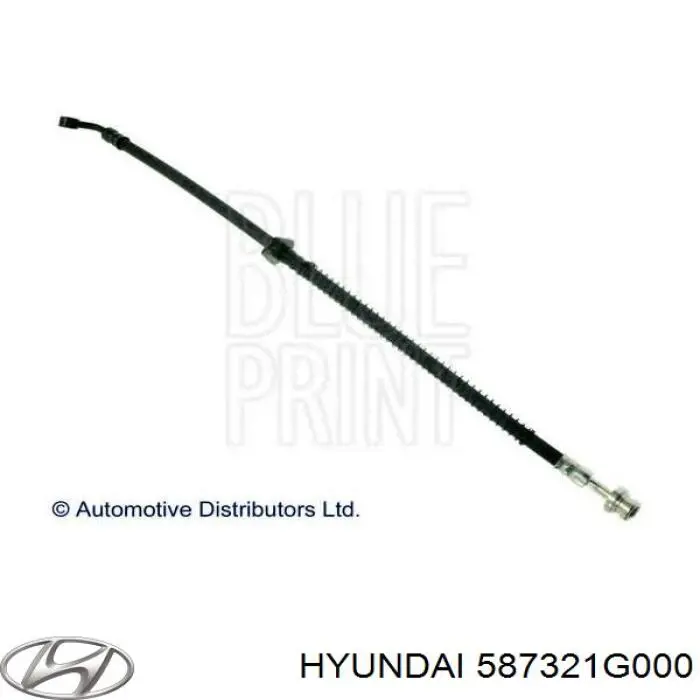 Шланг гальмівний передній, правий Hyundai/Kia 587321G000 ціна, від 25.91 USD