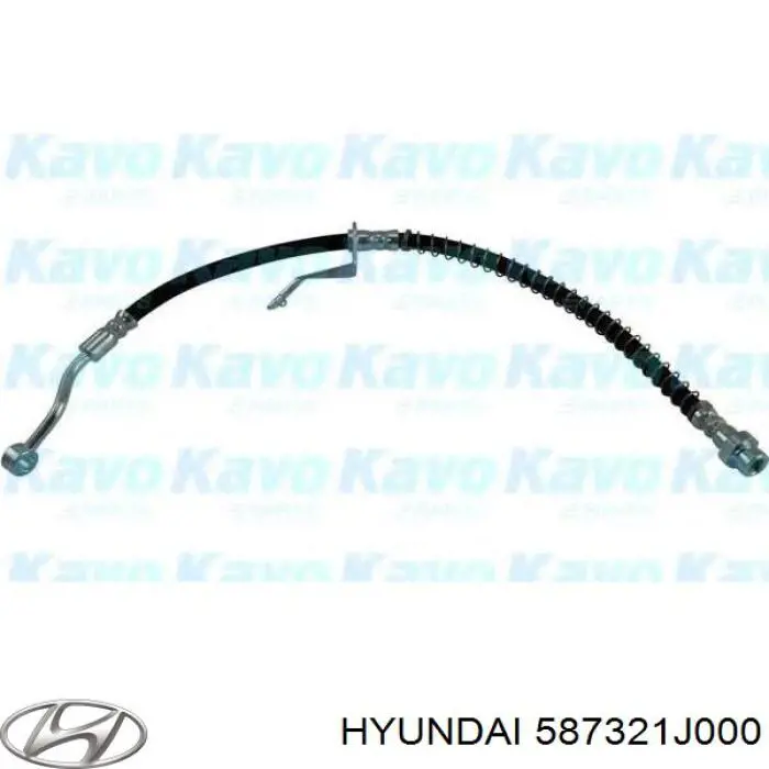 Шланг гальмівний передній, правий Hyundai/Kia 587321J000 ціна, від 13.91 USD