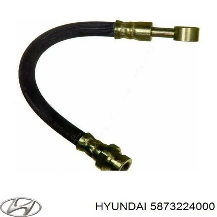 5873224000 Hyundai/Kia Гнучка гальмівна трубка передня