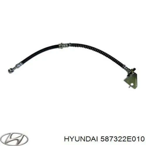 Купити 587322E010 Hyundai/Kia Шланг гальмівний передній, правий