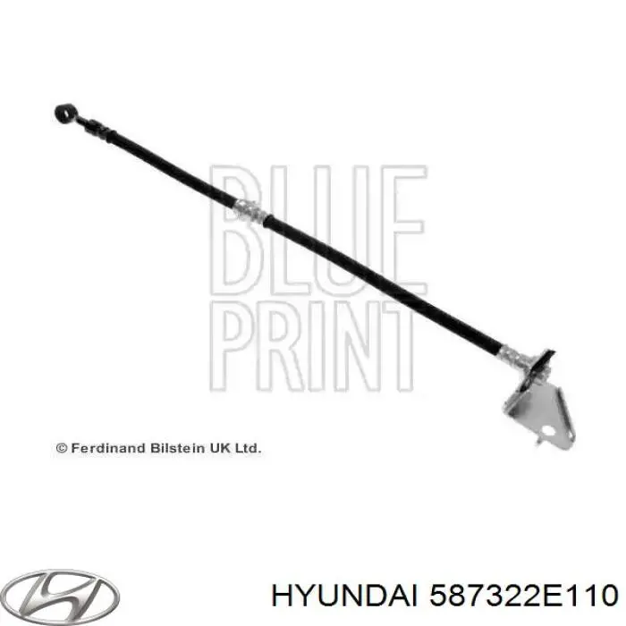 Купити 587322E110 Hyundai/Kia Шланг гальмівний передній, правий