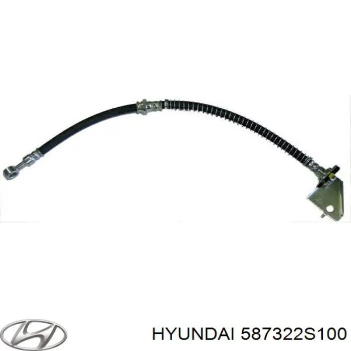 Купити 587322S100 Hyundai/Kia Шланг гальмівний передній, правий