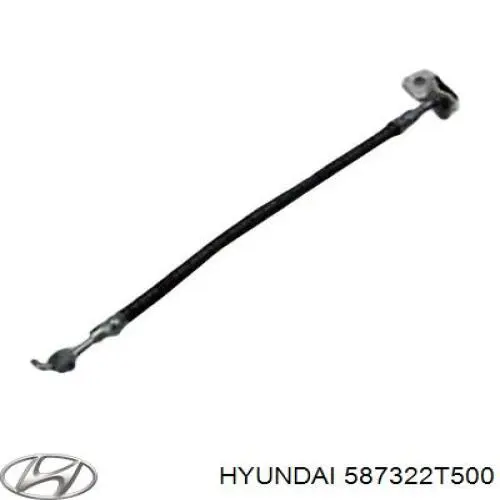 Шланг гальмівний передній, правий Hyundai/Kia 587322T500 ціна, від 21.99 USD