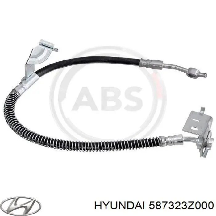 Шланг гальмівний передній, правий Hyundai/Kia 587323Z000 ціна, від 33.54 USD