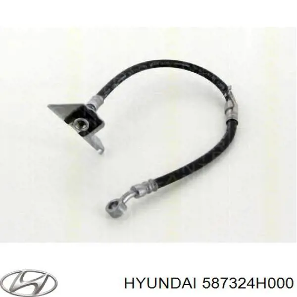 587324H000 Hyundai/Kia Шланг гальмівний передній, правий