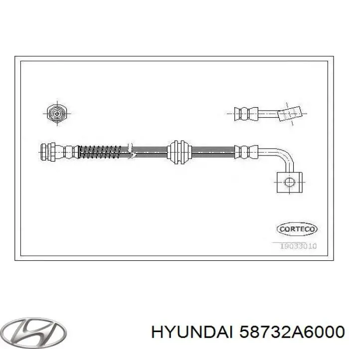 Купити SL6622 ABS Шланг гальмівний передній, правий
