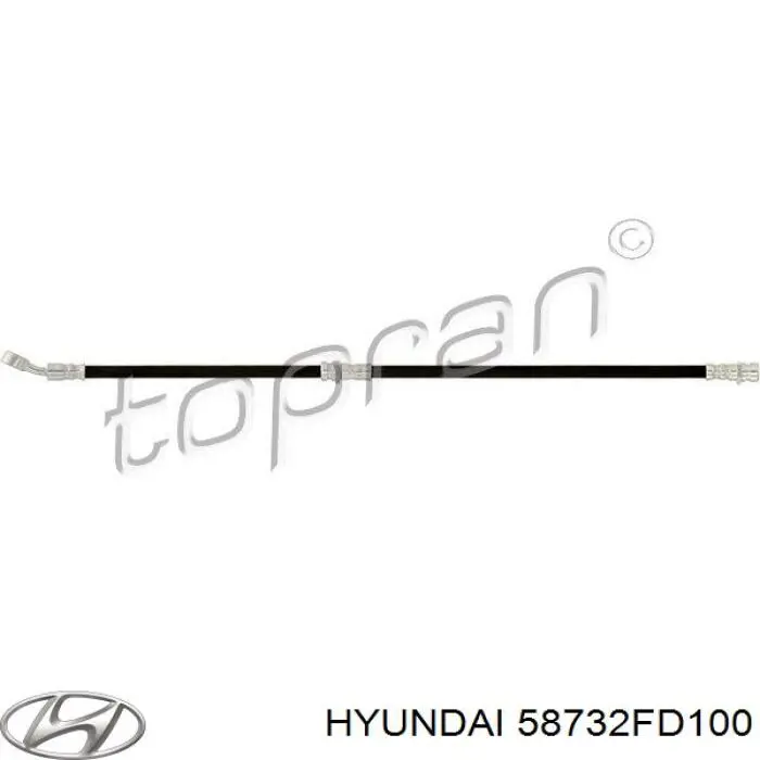 Шланг гальмівний передній Triscan 815018168 ціна, від 17.69 USD