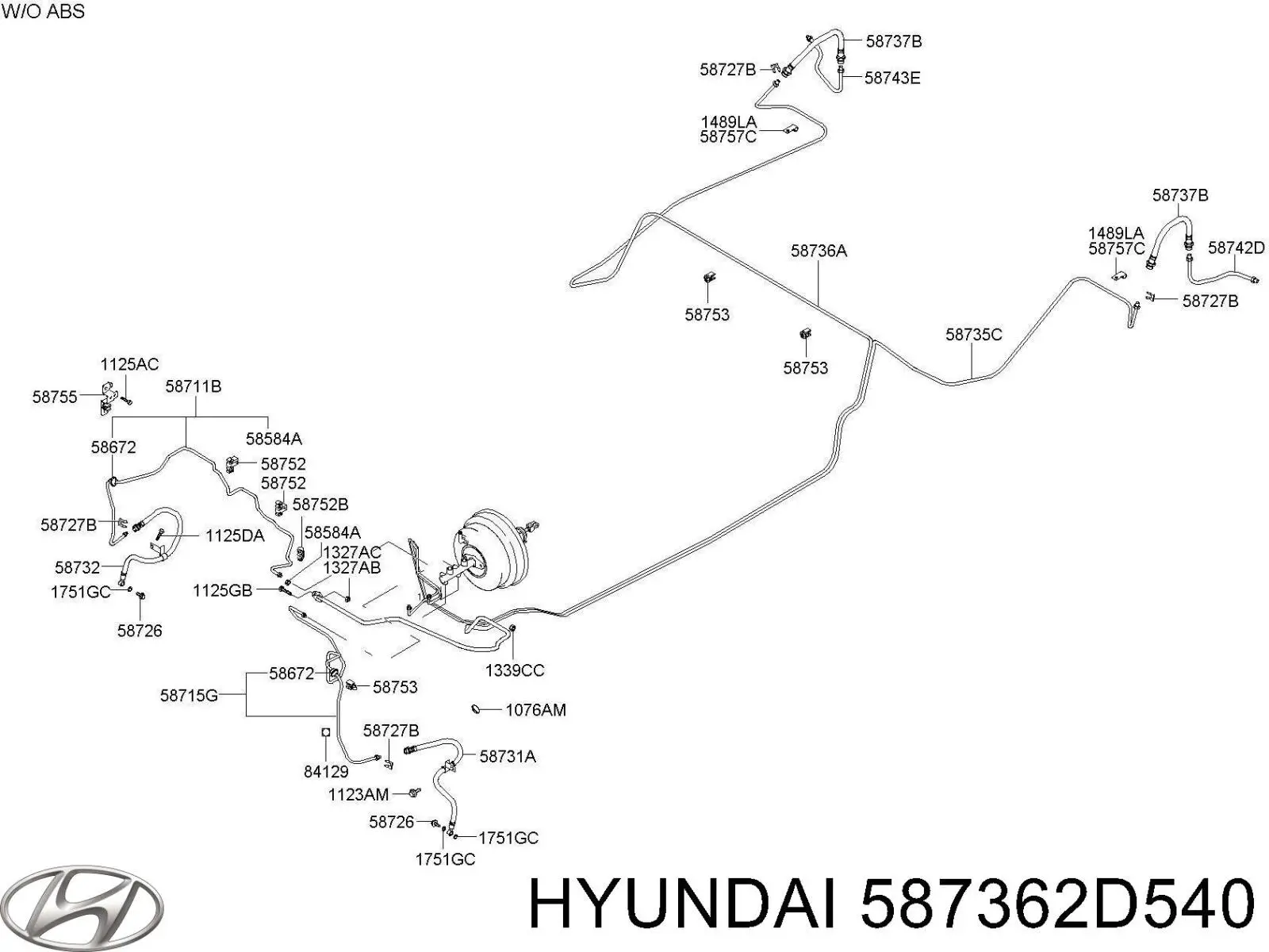 587362D540 Hyundai/Kia 