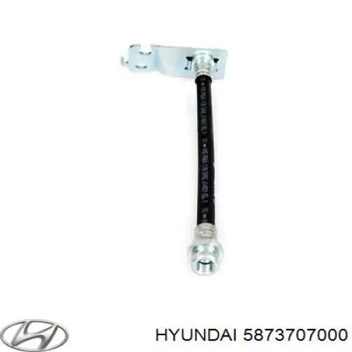 Шланг гальмівний задній, лівий Hyundai/Kia 5873707000 ціна, від 16.20 USD