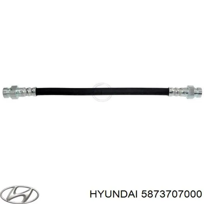 Купити 5873707000 Hyundai/Kia Шланг гальмівний задній, лівий