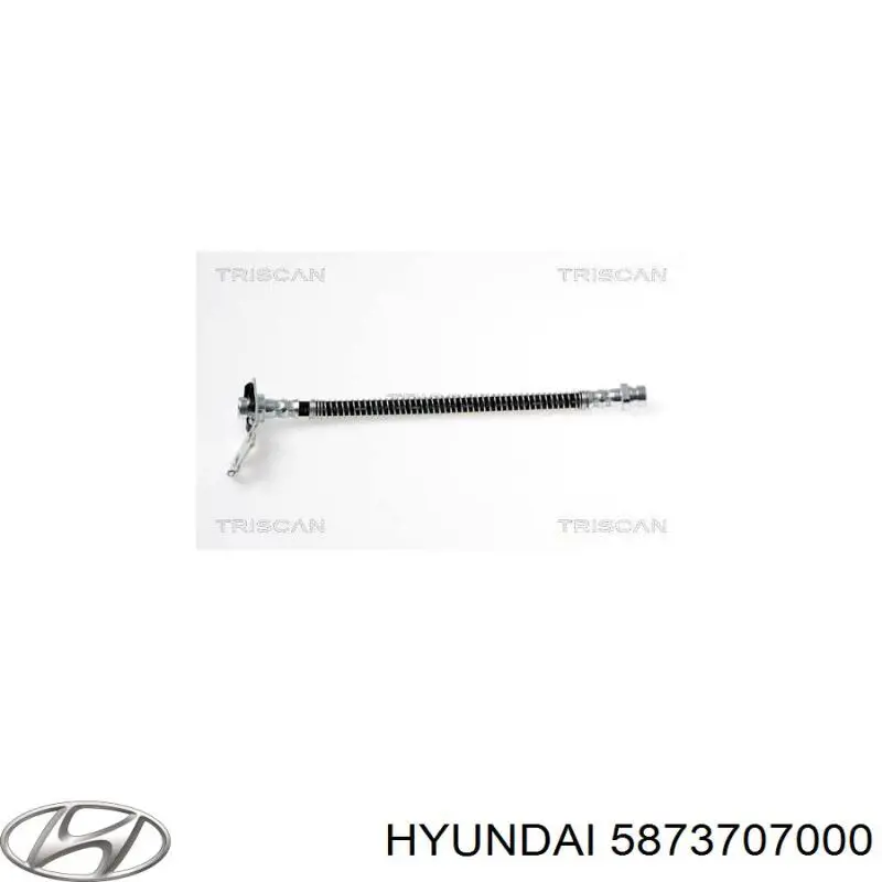 Шланг гальмівний задній, лівий 5873707000 Hyundai/Kia