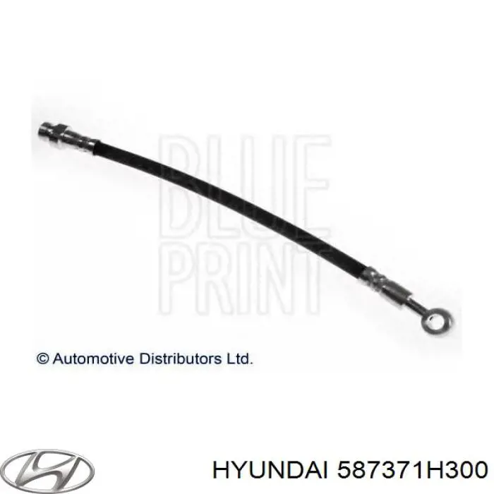 587371H300 Hyundai/Kia шланг гальмівний задній, лівий