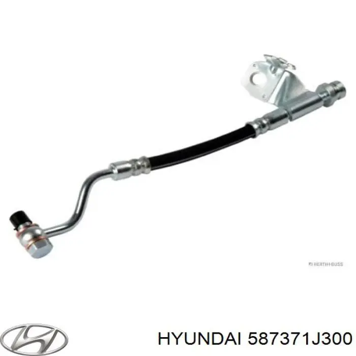 Шланг гальмівний задній, лівий Hyundai/Kia 587371J300 ціна, від 21.27 USD