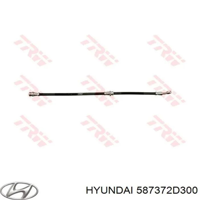 Шланг гальмівний задній 587372D300 Hyundai/Kia
