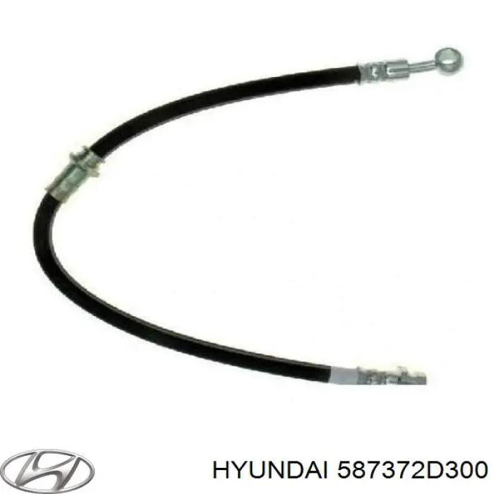 587372D300 Hyundai/Kia шланг гальмівний задній