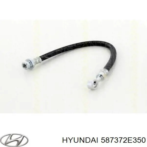 587372E350 Hyundai/Kia шланг гальмівний задній, лівий