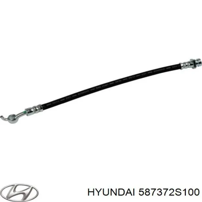 587372S100 Hyundai/Kia шланг гальмівний задній, лівий