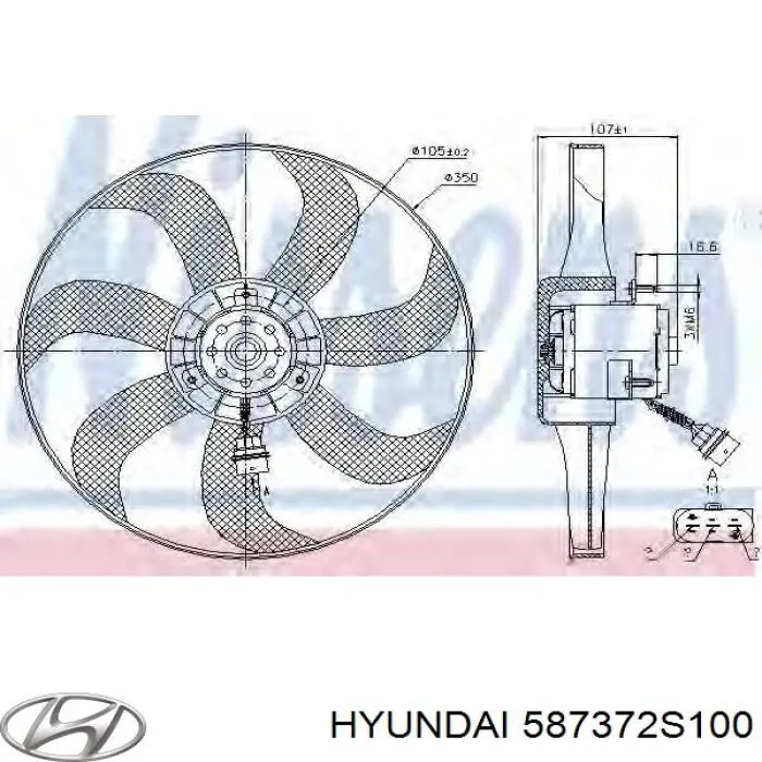 Шланг гальмівний задній, лівий Hyundai/Kia 587372S100 ціна, від 7.00 USD