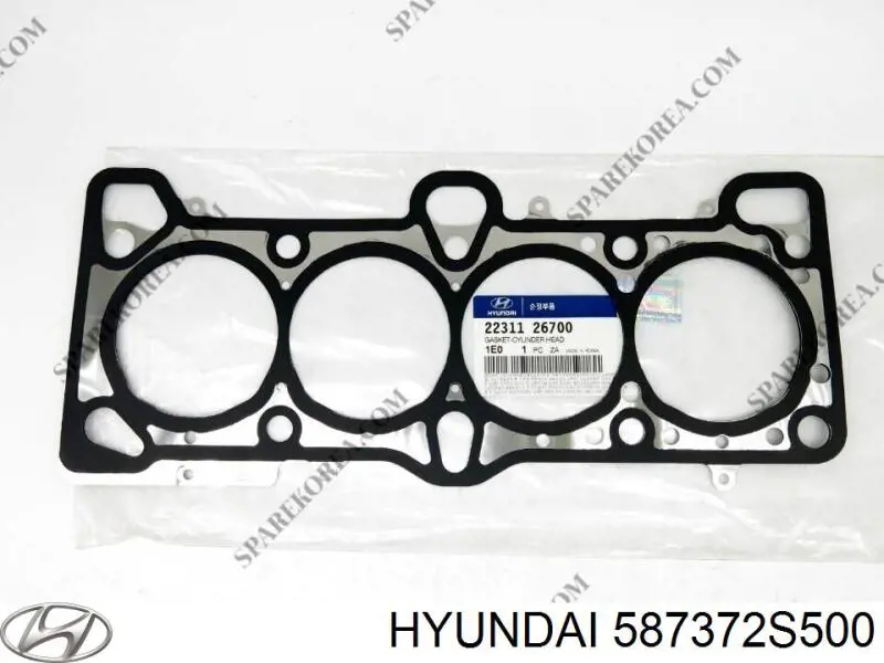 Купити 587372S500 Hyundai/Kia Шланг гальмівний задній, лівий