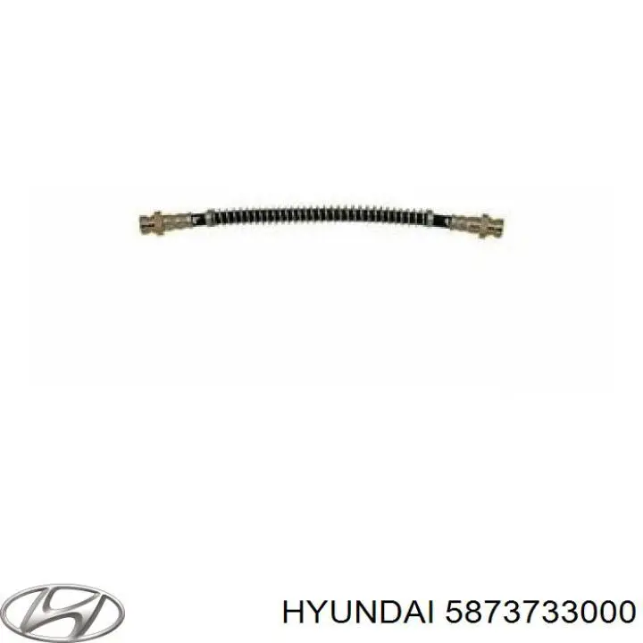 Шланг гальмівний задній Hyundai/Kia 5873733000 ціна, від 6.33 USD