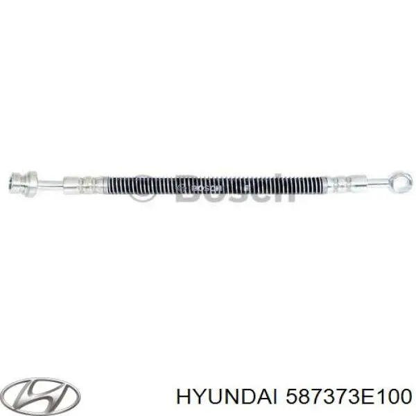 Шланг гальмівний задній, лівий Hyundai/Kia 587373E100 ціна, від 14.25 USD