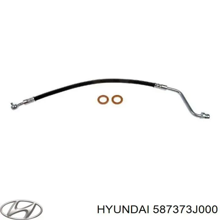 Шланг гальмівний задній, лівий Hyundai/Kia 587373J000 ціна, від 22.36 USD