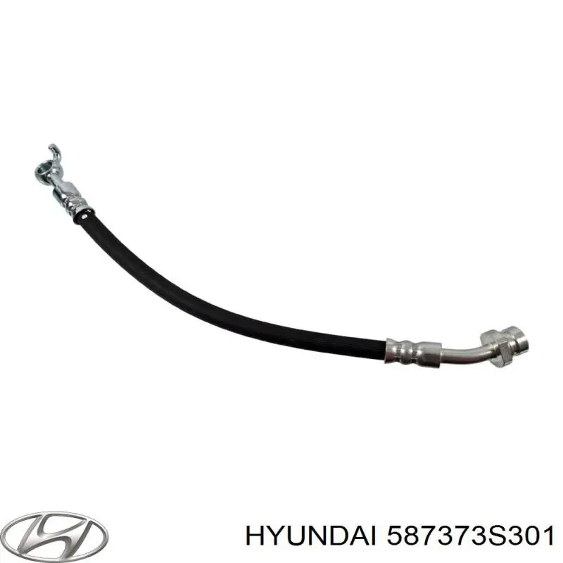 Шланг гальмівний задній, лівий Hyundai/Kia 587373S301 ціна, від 11.76 USD