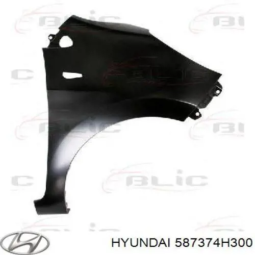 Шланг гальмівний задній, лівий Hyundai/Kia 587374H300 ціна, від 25.97 USD