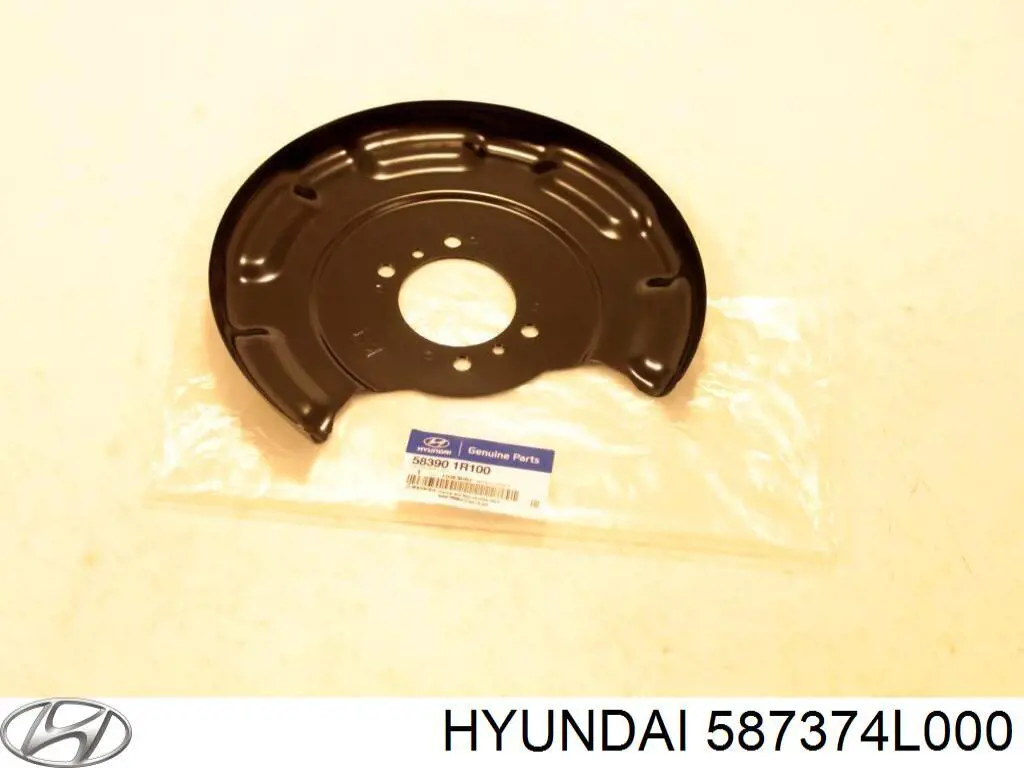 587374L000 Hyundai/Kia Шланг гальмівний задній, лівий