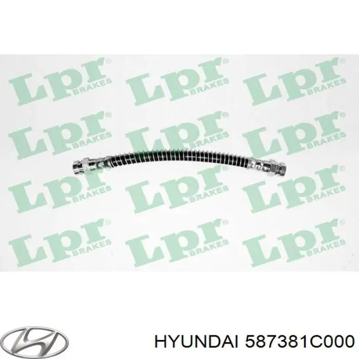 Купити 587381C000 Hyundai/Kia Шланг гальмівний задній, правий