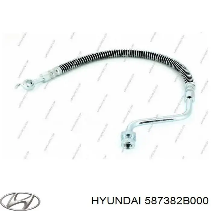 Купити 587382B000 Hyundai/Kia Шланг гальмівний задній, правий
