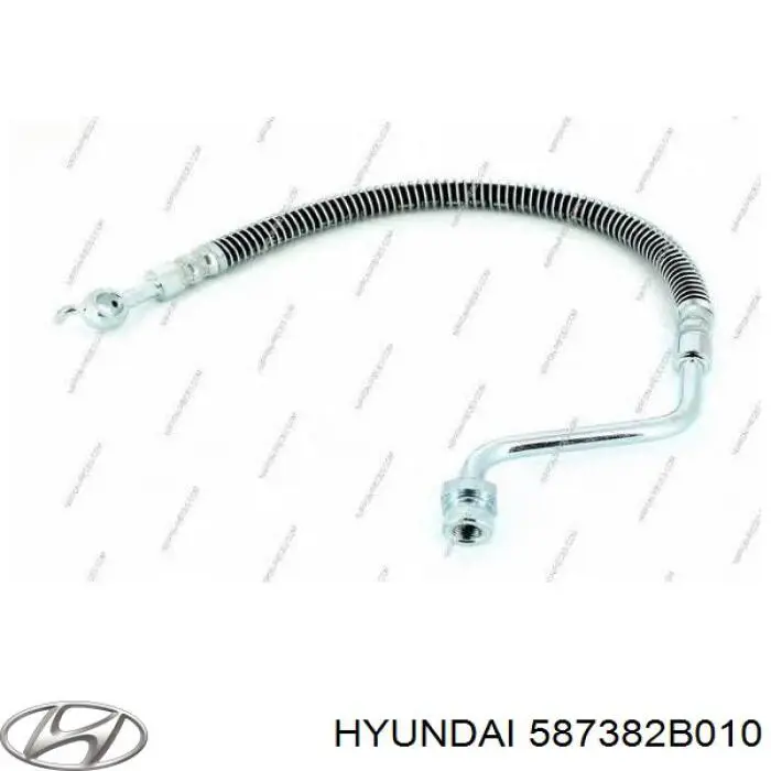 Шланг гальмівний задній, правий Hyundai/Kia 587382B010 ціна, від 21.68 USD