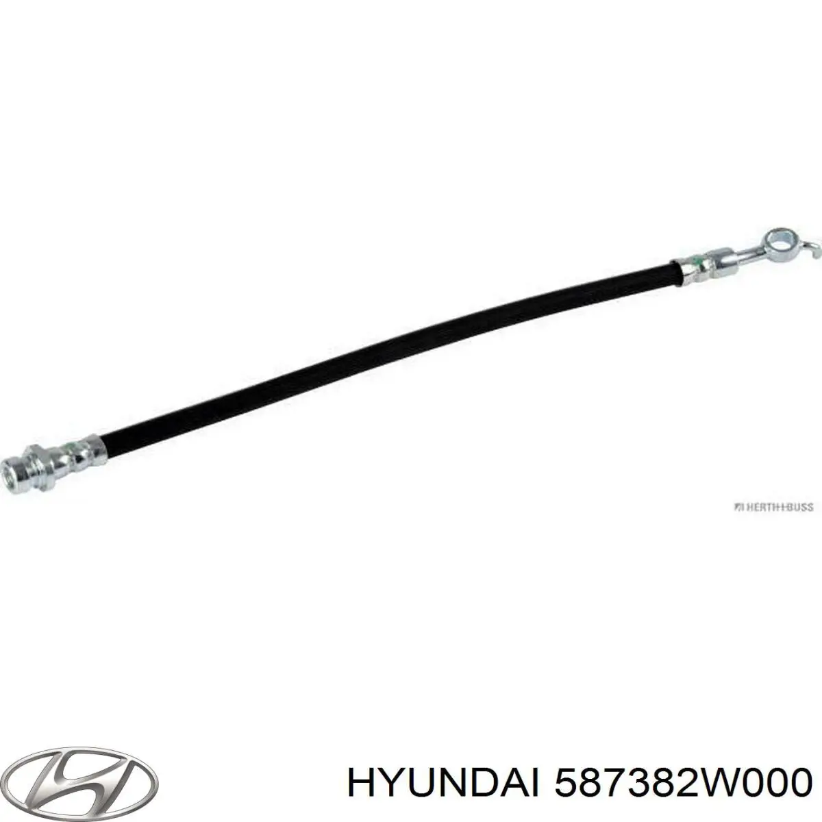 Шланг гальмівний задній, правий Hyundai Santa Fe 3 (DM) (Хендай Санта фе)