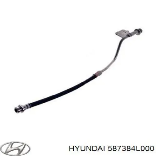 Шланг гальмівний задній, правий Hyundai/Kia 587384L000 ціна, від 51.32 USD