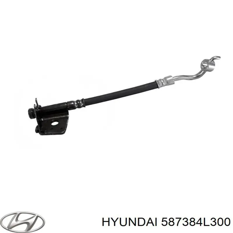 Шланг гальмівний задній, правий Hyundai SOLARIS (SBR11) (Хендай Соляріс)