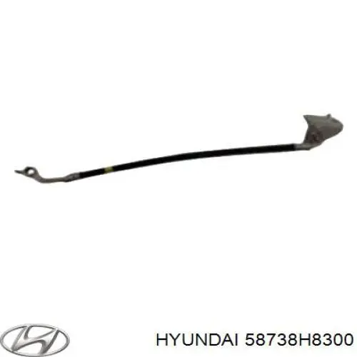 Шланг гальмівний задній, правий Hyundai/Kia 58738H8300 ціна, від 25.23 USD