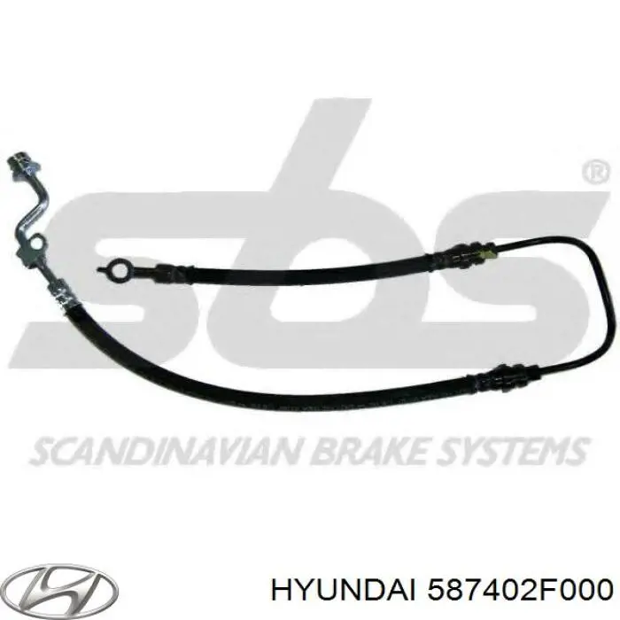Купити SL6089 ABS Шланг гальмівний передній, правий