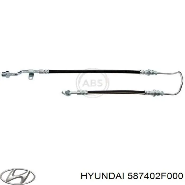 Шланг гальмівний передній, правий SL6089 ABS