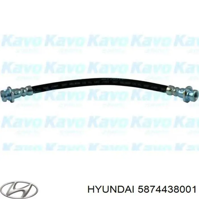 Гнучка гальмівна трубка задня Hyundai/Kia 5874438001
