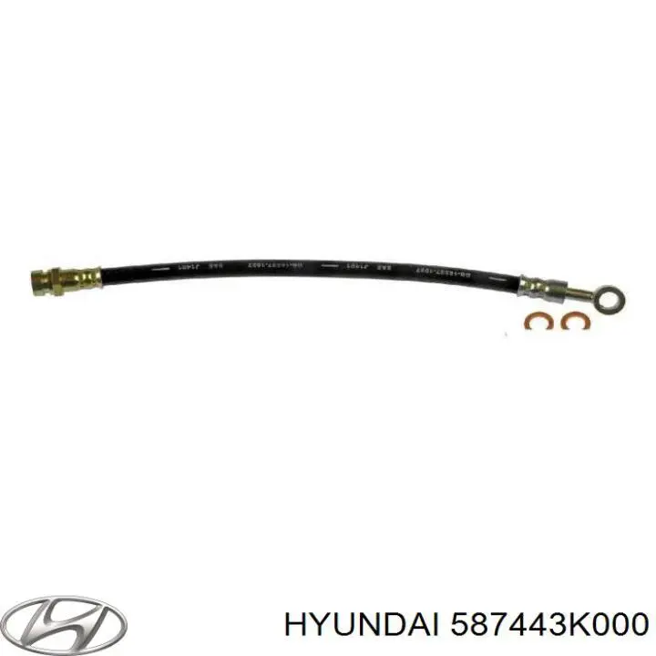 Купити 587443K000 Hyundai/Kia Шланг гальмівний задній