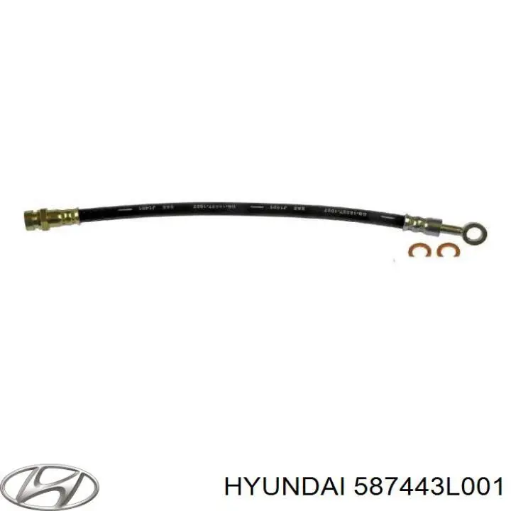 Шланг гальмівний задній 587443L001 Hyundai/Kia