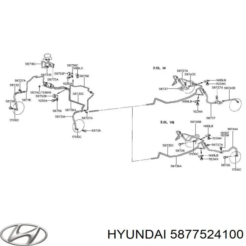  Hyundai/Kia 5877524100 ціна, від 704.62 USD