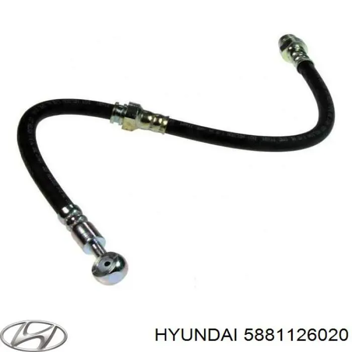 Шланг гальмівний передній, правий Hyundai/Kia 5881126020 ціна, від 12.67 USD