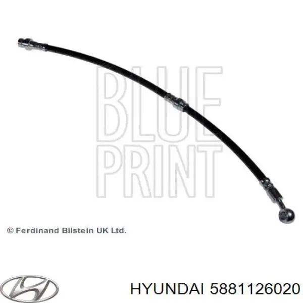 Купити 5881126020 Hyundai/Kia Шланг гальмівний передній, правий