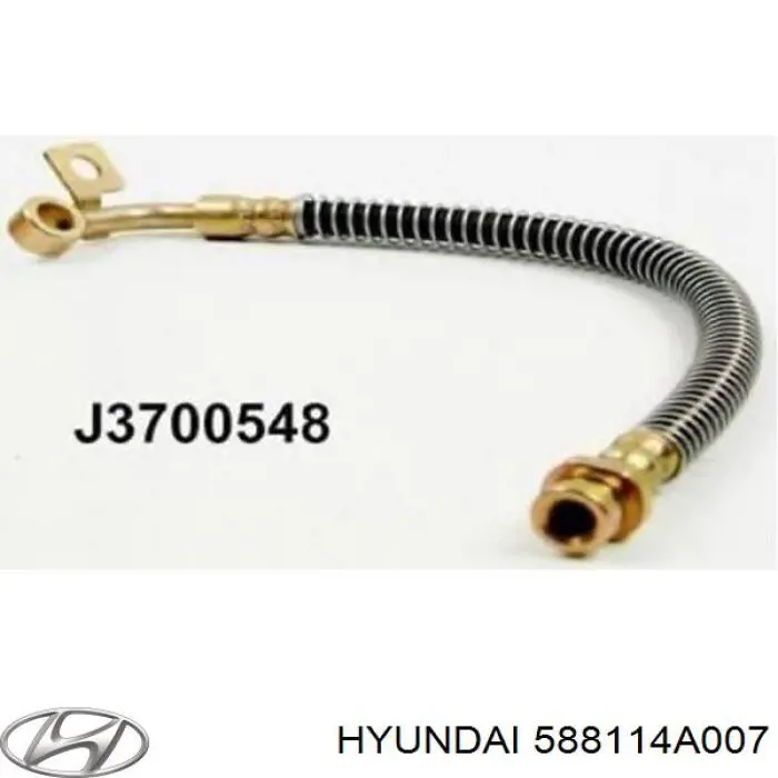 588114A007 Hyundai/Kia Шланг гальмівний передній, правий